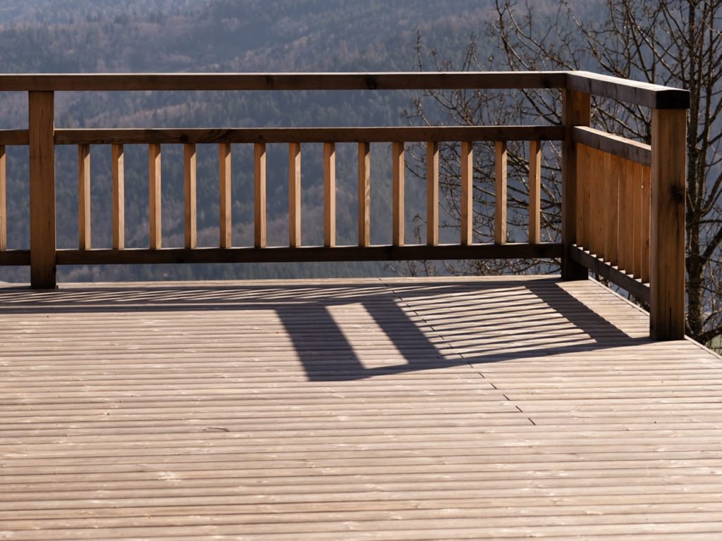  terrasse en mélèze